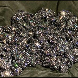 💎3 PACK RHINESTONE BLING LUXURY SCRUNCHIES